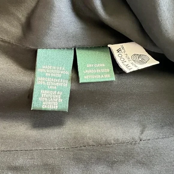 Ralph Lauren LRL Women's Black 100% Wool Blazer Size 6 Lined - Picture 12 of 15